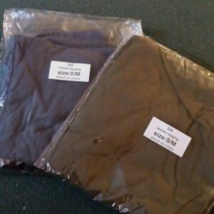 NWT 3/4 Leggings Set ■ 2 Pair-On olive and One Gray- Size S/M